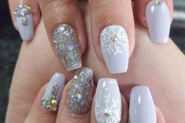 glitter nail designs