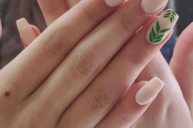 Nature Inspired Nail Art Design